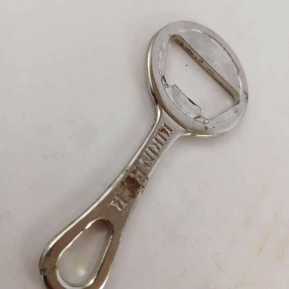 Vintage Kirin Beer Imported Bottle Opener Metal Bar Tool Advertising